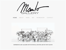 Tablet Screenshot of mantogallery.com